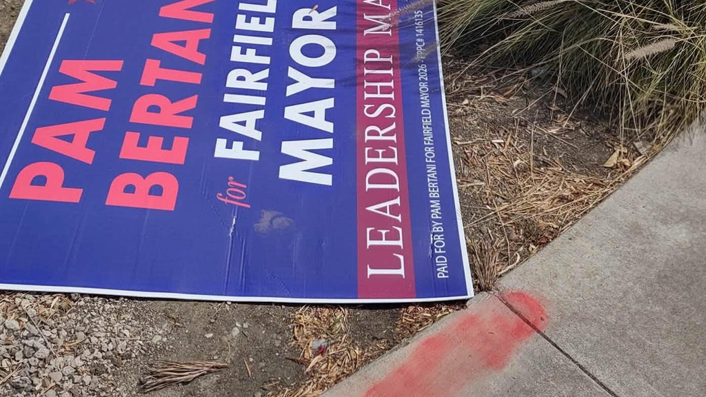Fairfield police arrest man suspected of vandalizing campaign signs for local elections — CBS Bay Area (KPIX), San Rafael Government news