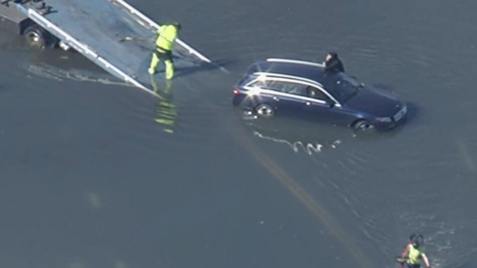 Flooding in parts of Marin County as coastal flood advisory in effect for Bay Area — CBS Bay Area (KPIX), San Rafael Community news