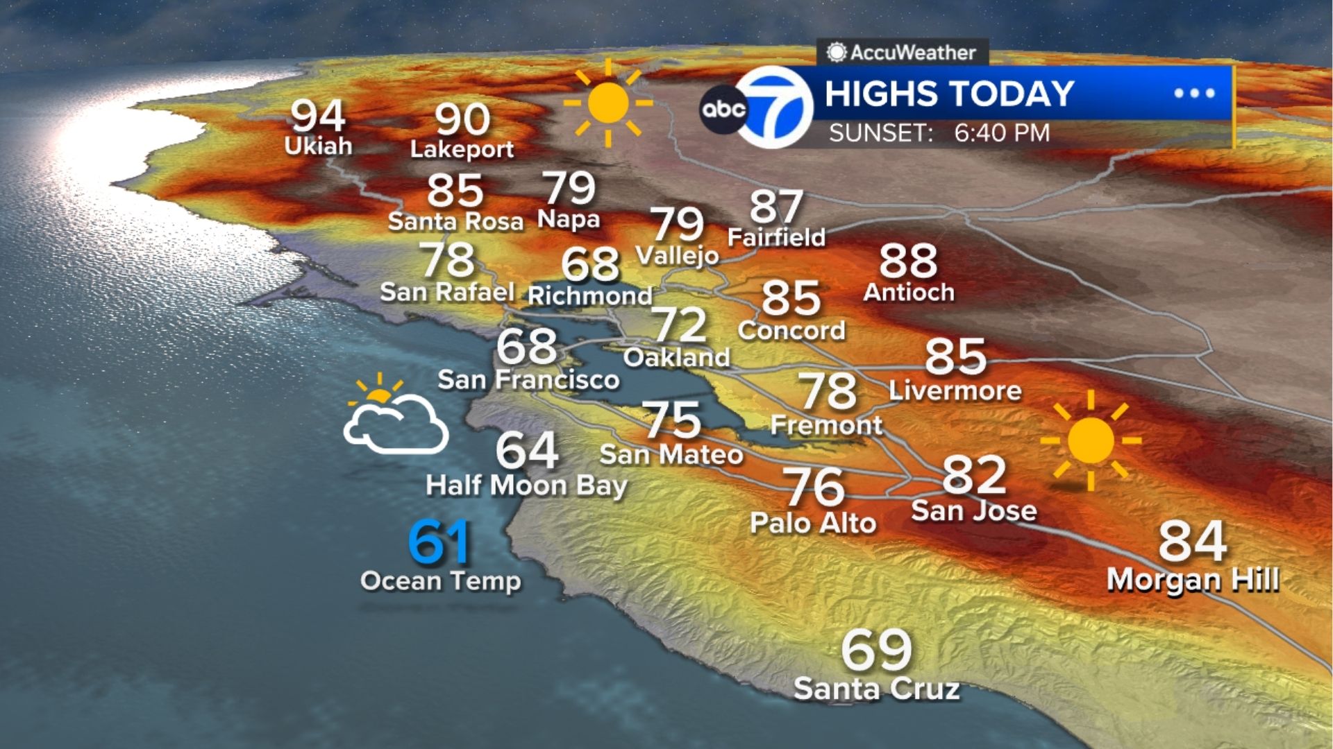 AccuWeather Forecast: Relief from heat is here with fog along the coast
       — ABC 7 Bay Area, San Rafael Community news