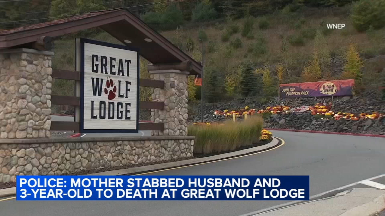 Great Wolf Lodge homicide: Metallica Rose Harrison accused of stabbing husband Charles Harrison, son to death at family resort in the Poconos in Scotrun, Monroe County, Pennsylvania
— ABC 7 Bay Area, San Rafael Community news