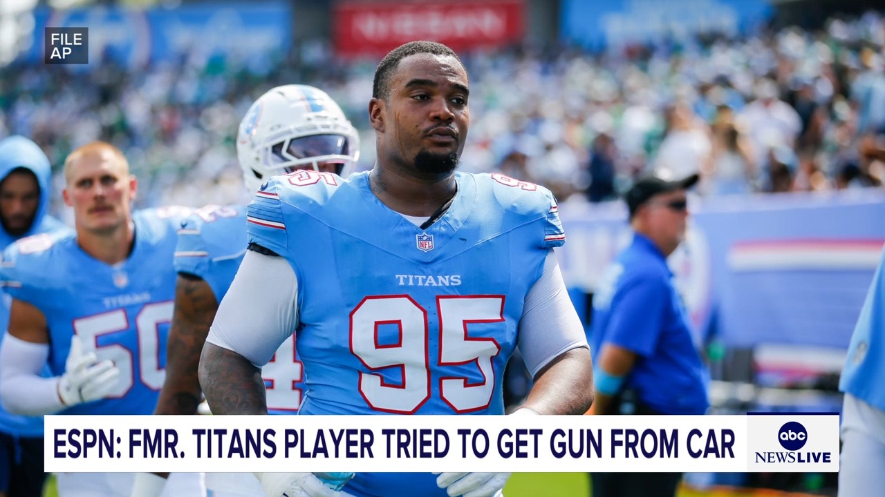 Jordan Elliott was released by Titans after pulling out gun in parking lot, coach Robert Saleh says
— ABC 7 Bay Area, San Rafael Sports news