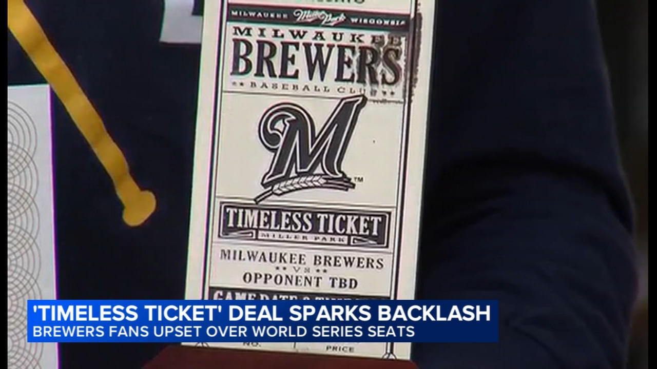 Brewers 'Timeless Ticket' holders say the team isn't fully honoring deal for World Series seats
       — ABC 7 Bay Area, San Rafael Schools news