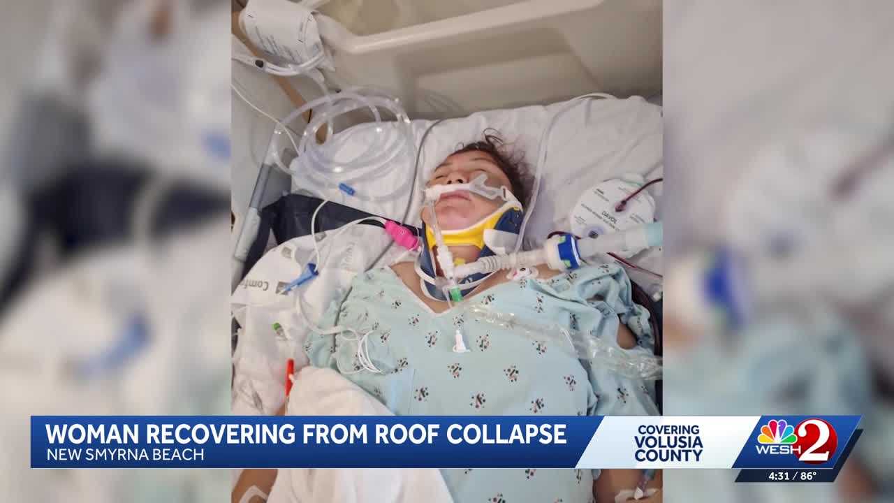 Mother of 2 recovering after roof collapse in New Smyrna Beach — WESH 2 Orlando, San Rafael Community news