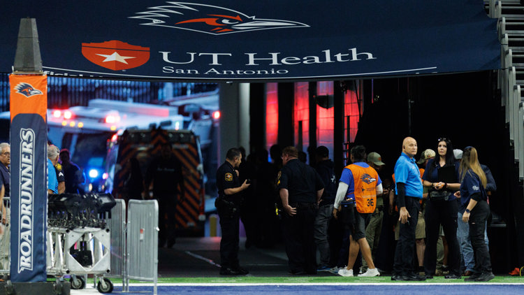 Military member dies after falling while rappelling from Alamodome's ceiling before UTSA vs. Navy game — WFAA (Dallas-Fort Worth)