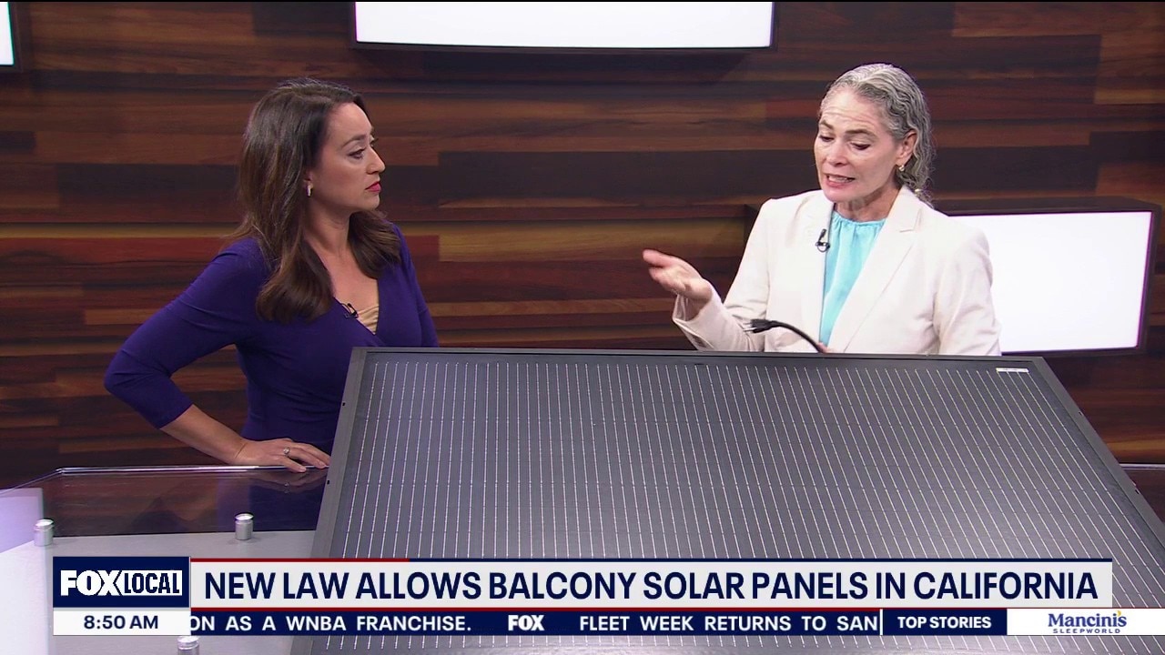 How balcony solar panels work, under new California law allowing them — KTVU FOX 2 Bay Area, San Rafael Community news