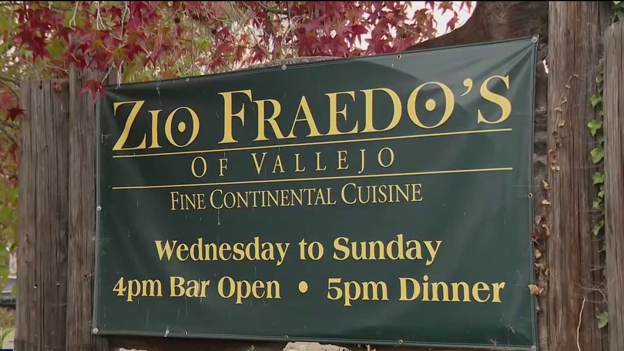 Zio Fraedo’s waterfront restaurant to close Vallejo location after 20 years — KTVU FOX 2 Bay Area, San Rafael Dining news