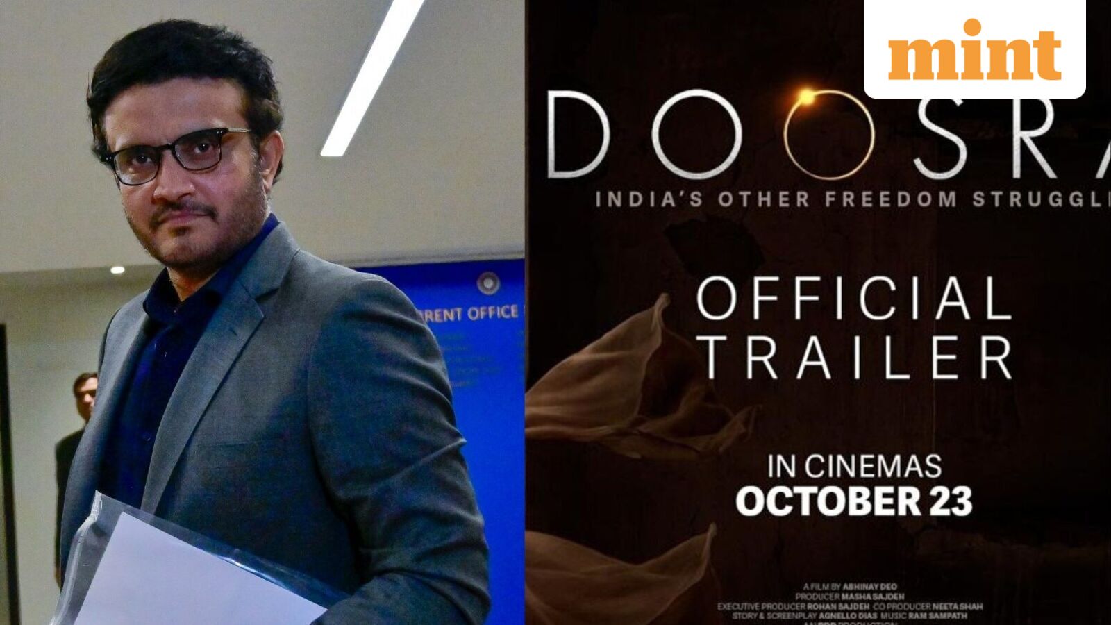 Sourav Ganguly vs ‘Doosra’: Delhi HC seeks filmmaker's response over cricketer's personality rights plea; what we know — Mint India